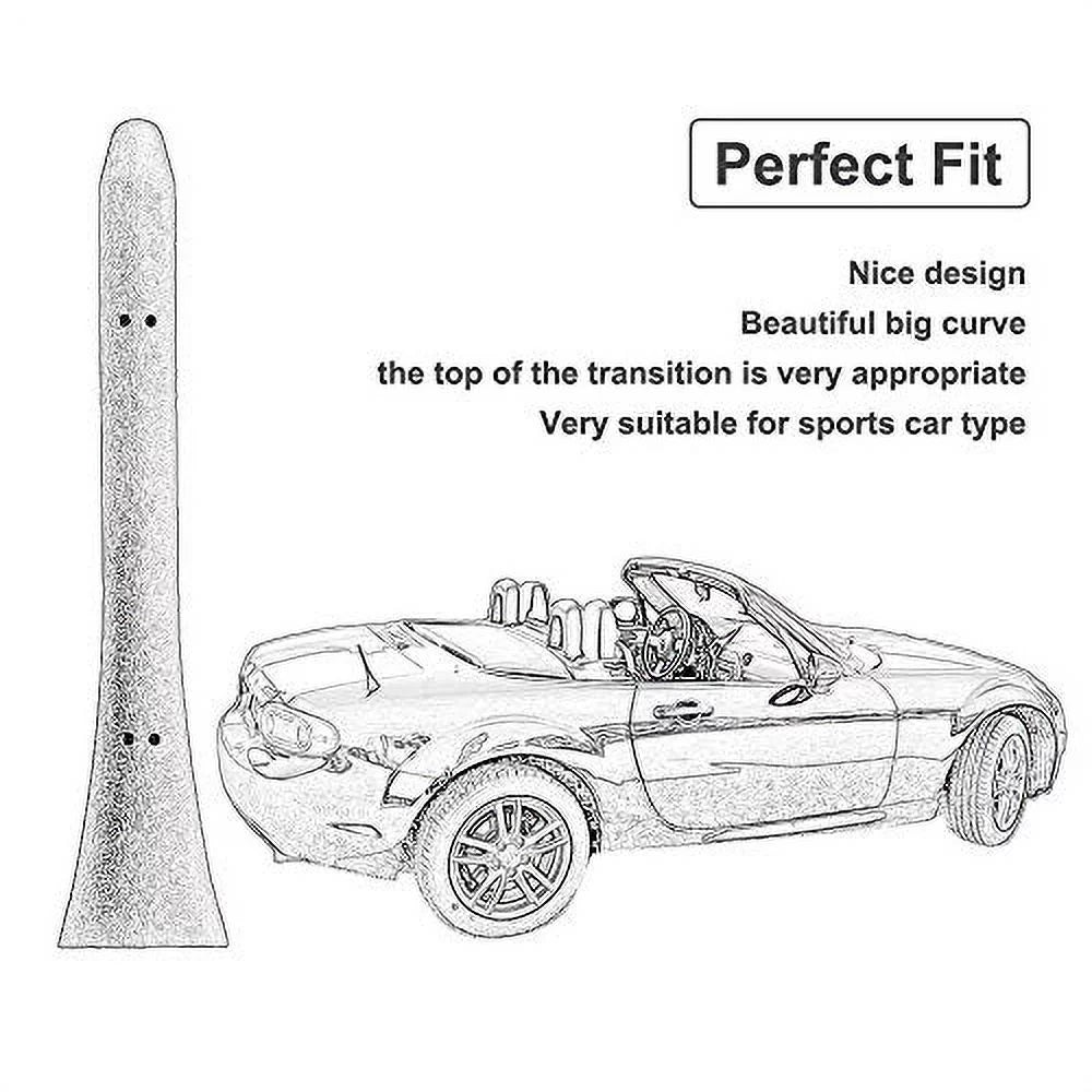 Mast MX-5 for Car Inch Radio Stubby - Antenna - Miata 5 Support Antenna BASIKER Wash 2006-2022 for Mazda