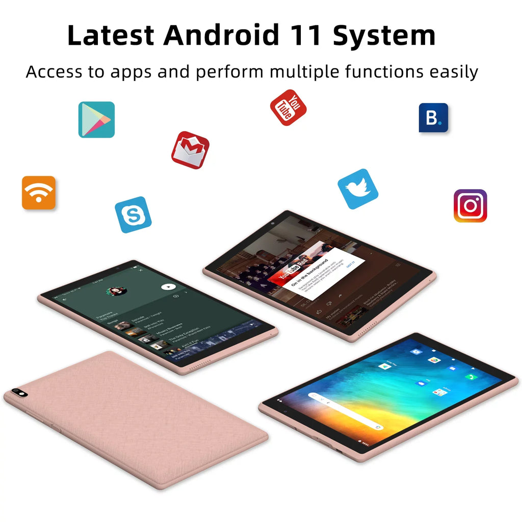 Tablet Inch Dual Android Tablets, Processor, 2GB Camera ROM Eye-Care PC. 1280x800 HD 11 Tablets NOVOJOY Quad-core Touchscreen, 8 RAM, 32GB IPS Tablet,