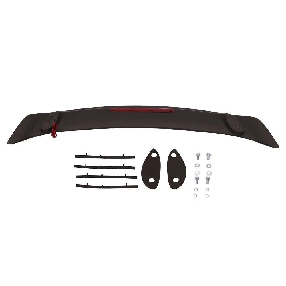 Matte Black Spoiler 2009 Trunk JDM Toyota Compatible 07-11 Camry 2007 2011 ABS Motorsports with design 2008 2010 Plastics Ikon Wing Rear