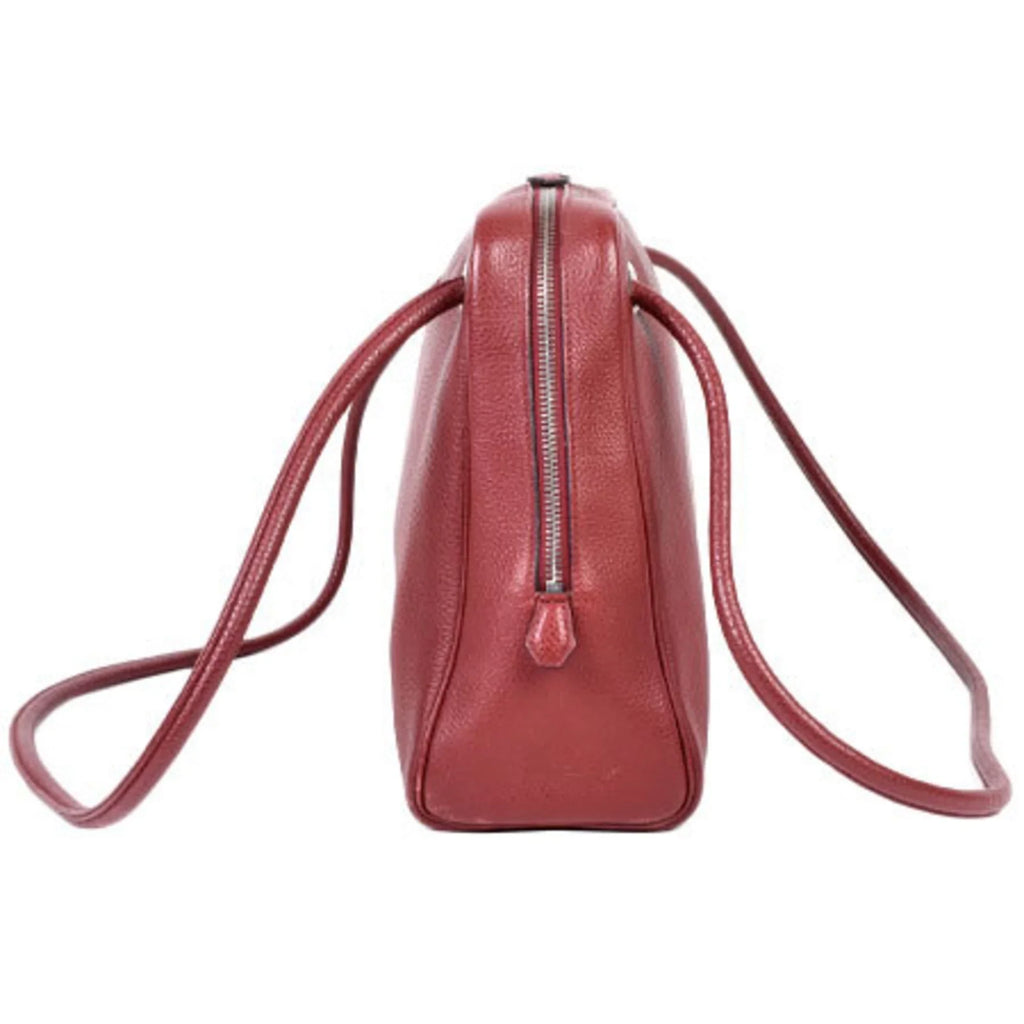 stamp (Good) Hermes Rouge □D Ash GM HERMES Togo Pre-Owned bag shoulder Tintin