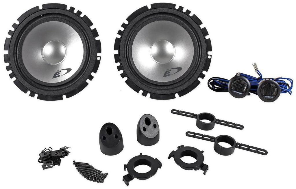 Component 6 Sxe-1751S Alpine System Car 1/2" Inch Audio 6.5 Speaker 2-way