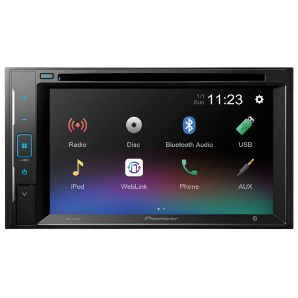 Multimedia Dash Kit Double 2001-2005 Car Mounting Pioneer Installation Pontiac AM DVD Touchscreen, / - Stereo with Bundle and Bluetooth Backup Grand Din for KIT2416 Camera, Kit