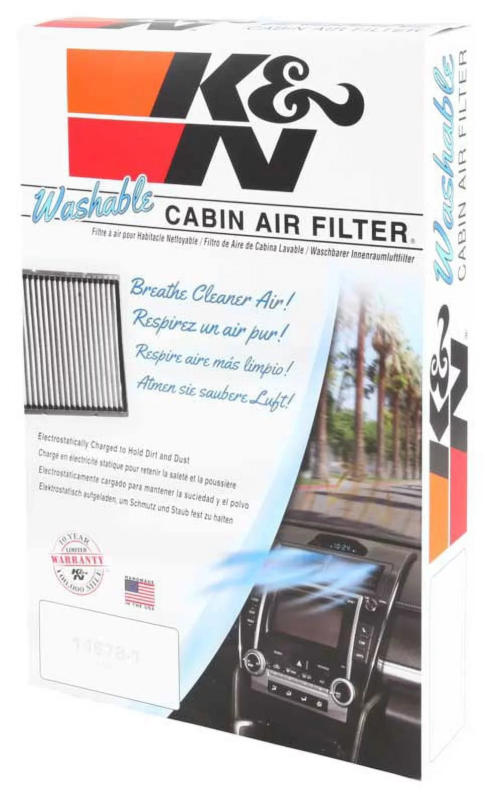 and Incoming & Cleans for 1999-2002 Air Reusable CHEVROLET Avalanche, K&N Washable Escalade, - select: Freshens Sierra, Air your SILVERADO VF1000 Fits Silverado, Cabin Yukon Filter