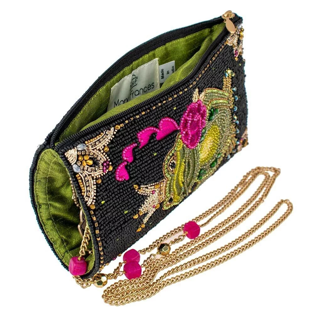 Beaded Crossbody Mary Phone Bag Handbag Multi Frog Prince Kiss Frances New Me