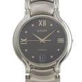 black (Good) Rado quartz Pre-Owned 3777 dial Florence men's RADO 4 115 battery watch