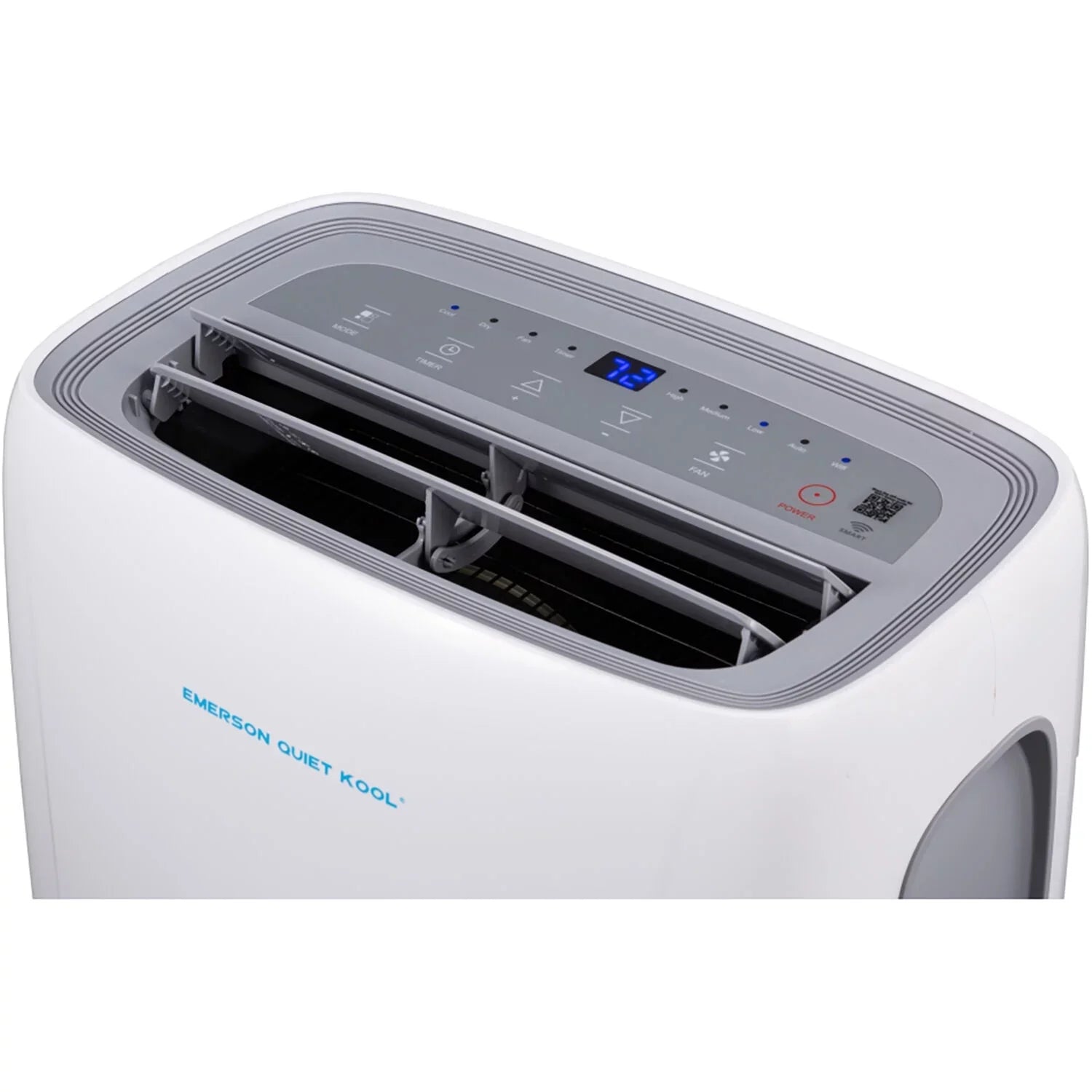 and SMART up Quiet Remote, Wi-Fi, Portable with Voice Emerson Kool for Control Conditioner Air Ft. to Rooms 300-Sq.
