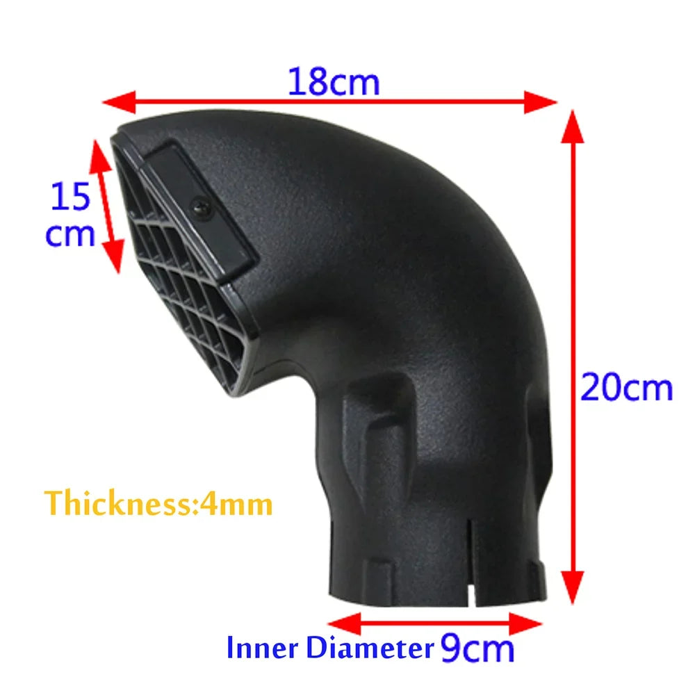 Mounted Replacement Cruiser Snorkel Air Hercules Ram Heads Land Toyoda for 3.5''