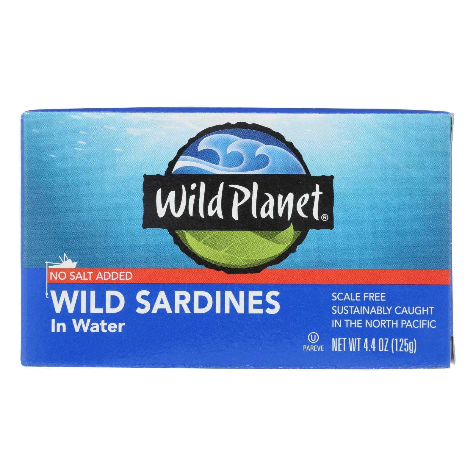 Wild - In - 4.375 Planet 12 liquid Of Sardines Case Oz.