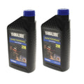 2 Yamalube LUB-2STRK-M1-12 Engine Quarts, Oil, New Marine OEM, 2-Stroke Yamaha