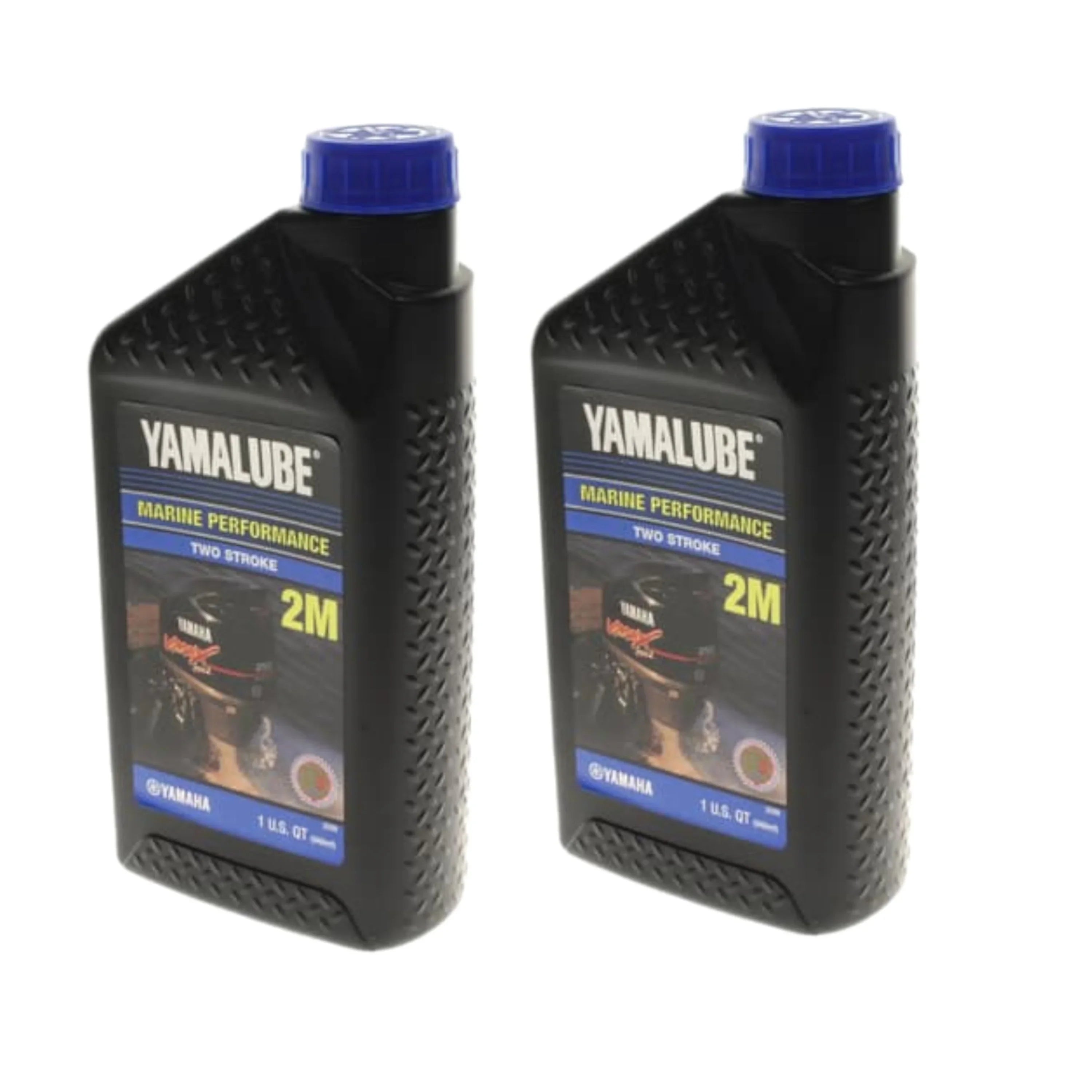 2 Yamalube LUB-2STRK-M1-12 Engine Quarts, Oil, New Marine OEM, 2-Stroke Yamaha