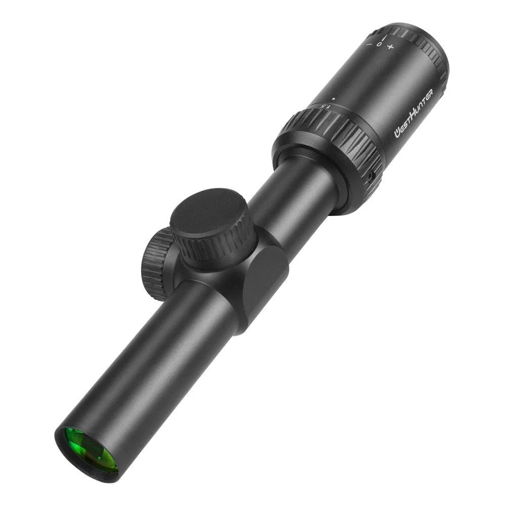 WestHunter SFP Compact Dovetail Hunting 1.5-5X20 Clear Sights,11mm Scope Rings HD-C View