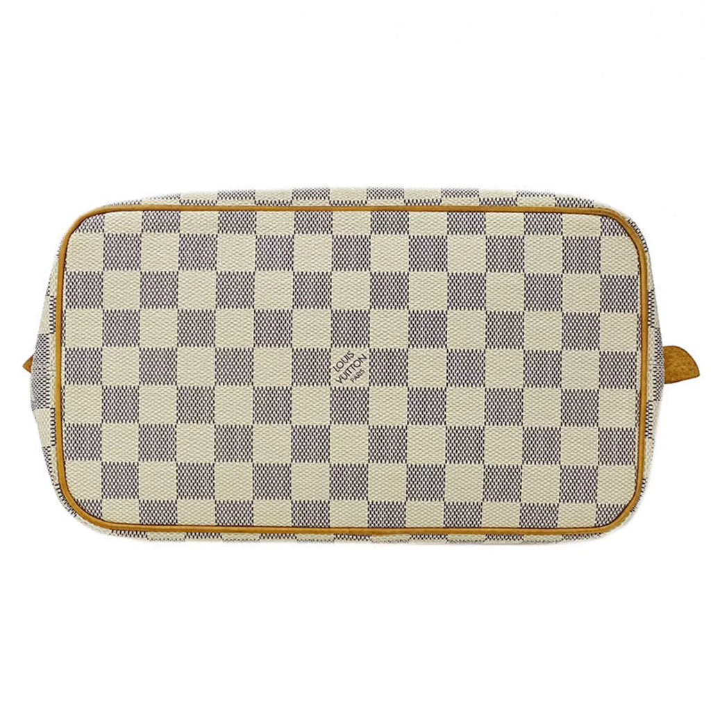 Used Azul Bag Gray Handbag White Damier Saleya Ladies N51186 Tote Authenticated PM