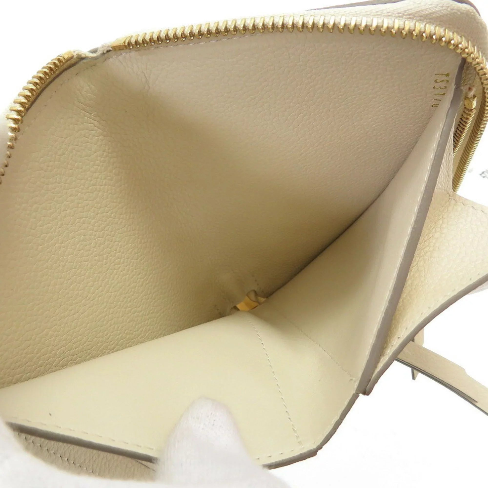 Portefeuille M93432 Neige Wallet (Good) Bifold Pre-Owned Round Secret Monogram Implant