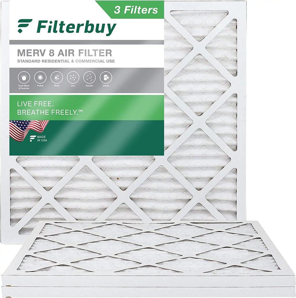 23.5x23.5x1 Air Filterbuy AC HVAC 8 Pleated Filters MERV (3-Pack) Furnace
