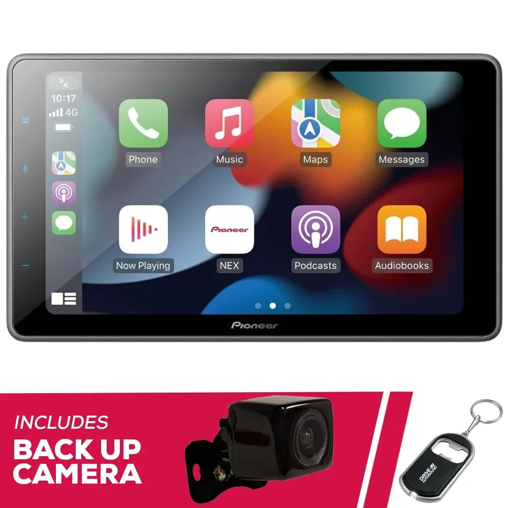 Pioneer New w/ Camera Receiver 9" & DMH-WT3800NEX Digital Backup Bluetooth Media