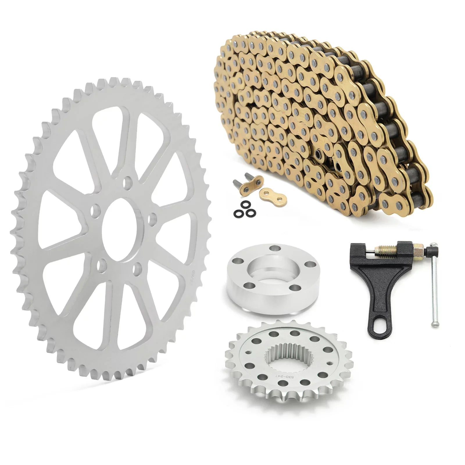 Kit FXD Harley Dyna Chain for Wide Conversion Drive Glide FXDWG Sprocket