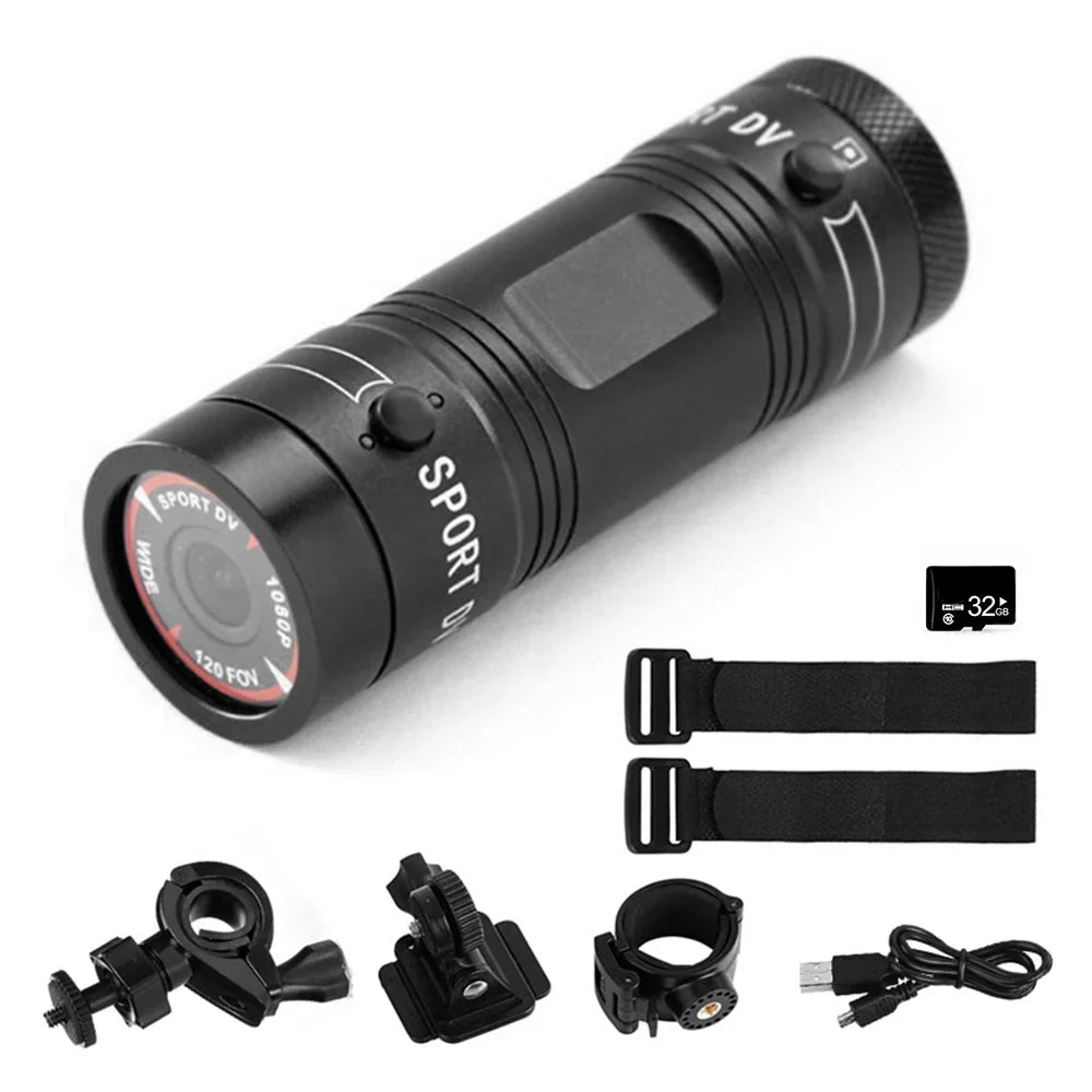 Htovila SIUKE Camera 6588 Waterproof Camcorder,Camera Helmet exterior Camera Camera Wide Dazzduo Adventures Bike 120° Waterproof
