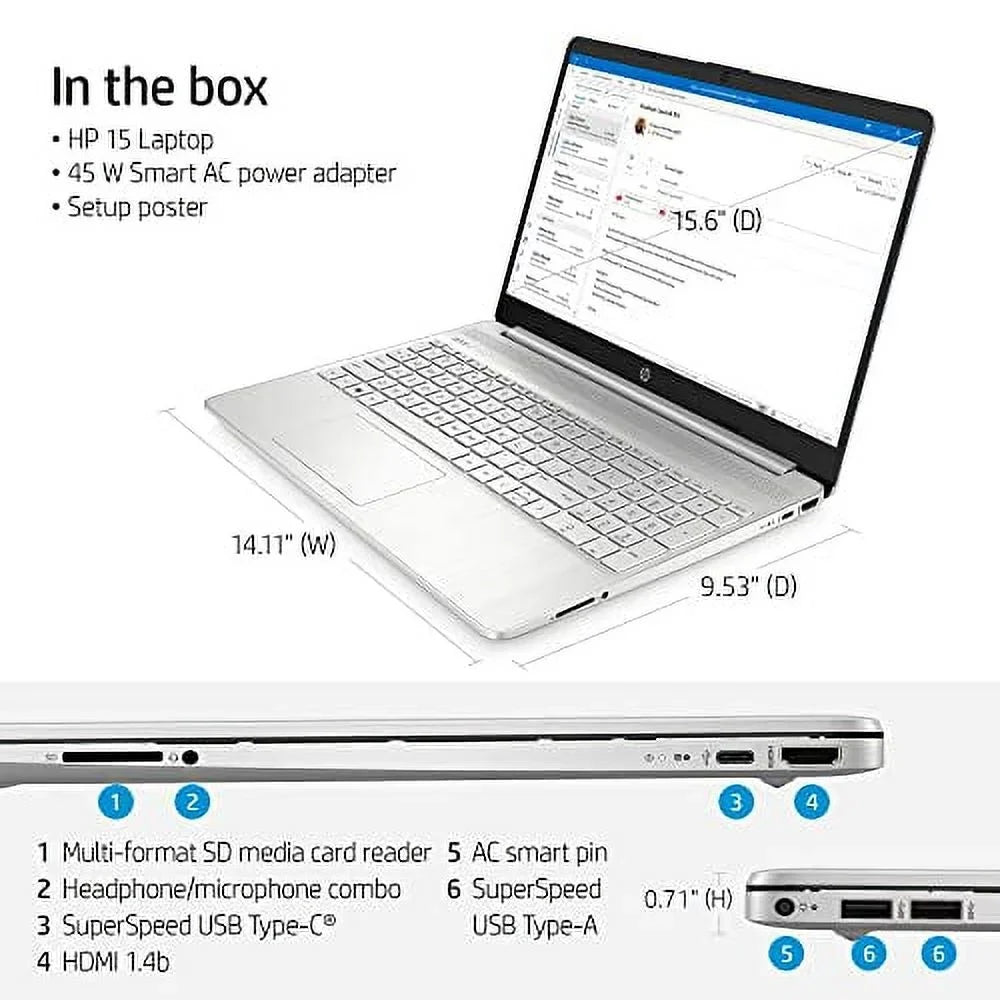 6, 2023 9+ HD WiFi Laptop, Screen Hours Battery, 11+Marxsolcables Newest FHD 512GB 15.6’’ 8GB Intel i5-1135G7 Quad Graphics, Xe Webcam, 4.2GHz), Core (Beat i7-1065G7,Upto SSD, Winows HP RAM, Iris