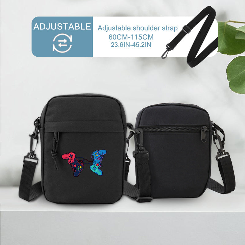 Strap With Sling Daily Games & Print Shoulder Handle moocr Commute Crossbody & Women‘s And Travel Bag Sports exterior Lightweight Bag Detachable Casual Men‘s For