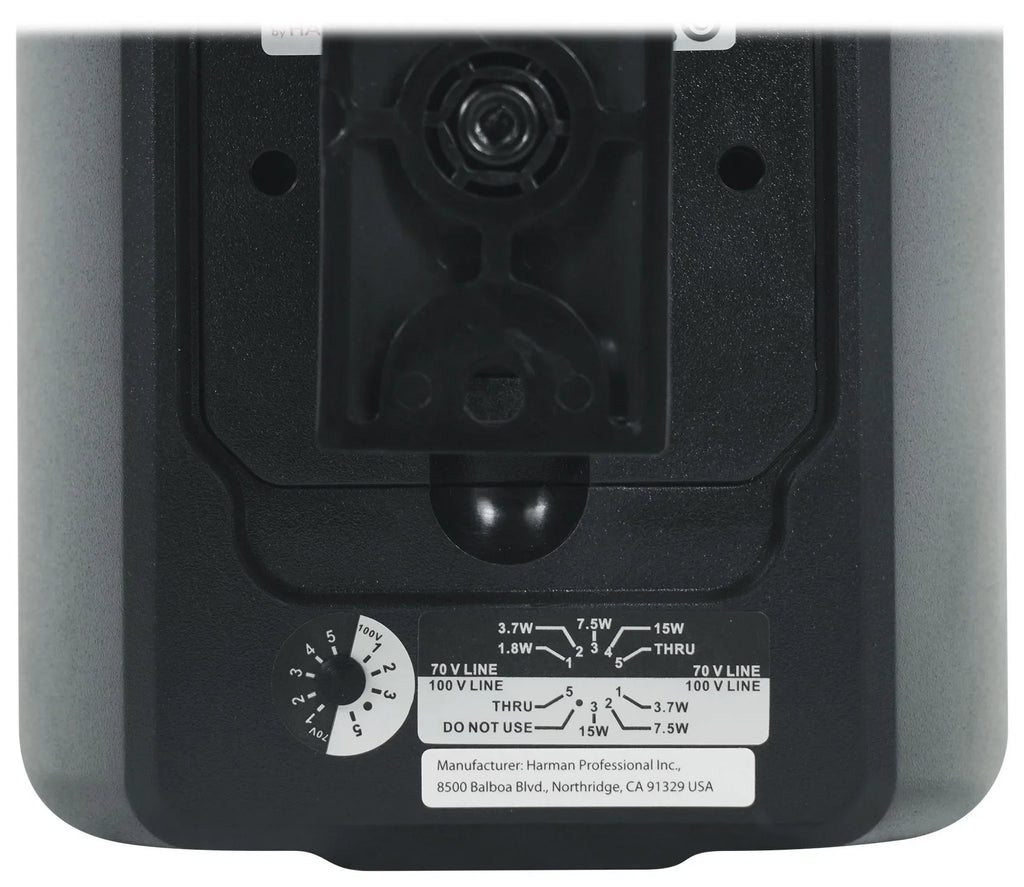 23-1 + (8) Indoor/exterior Commercial JBL Speakers Amp Black Wall 3" 70v Control