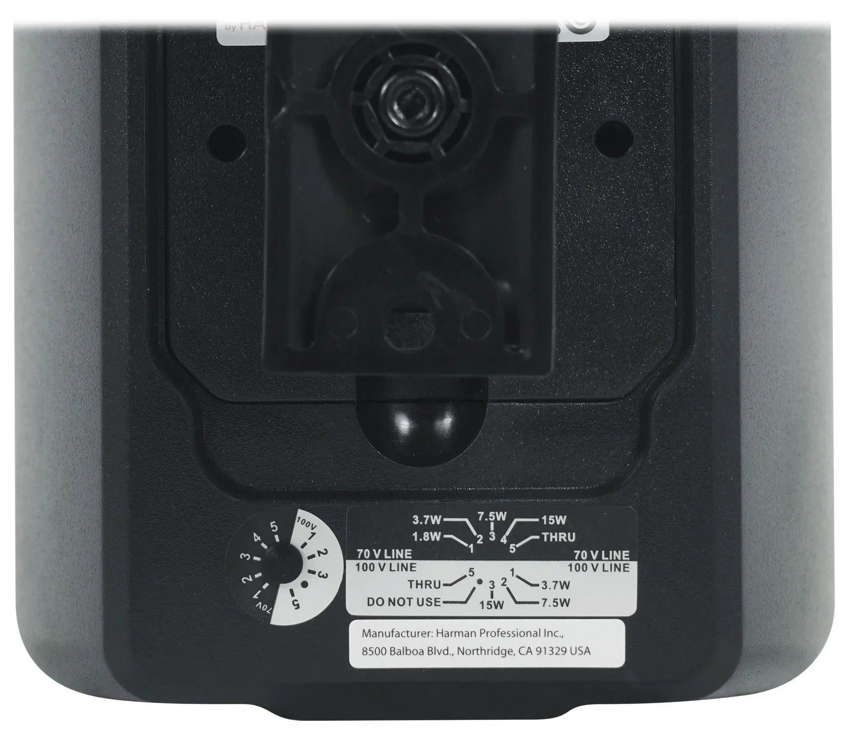 23-1 + (8) Indoor/exterior Commercial JBL Speakers Amp Black Wall 3" 70v Control