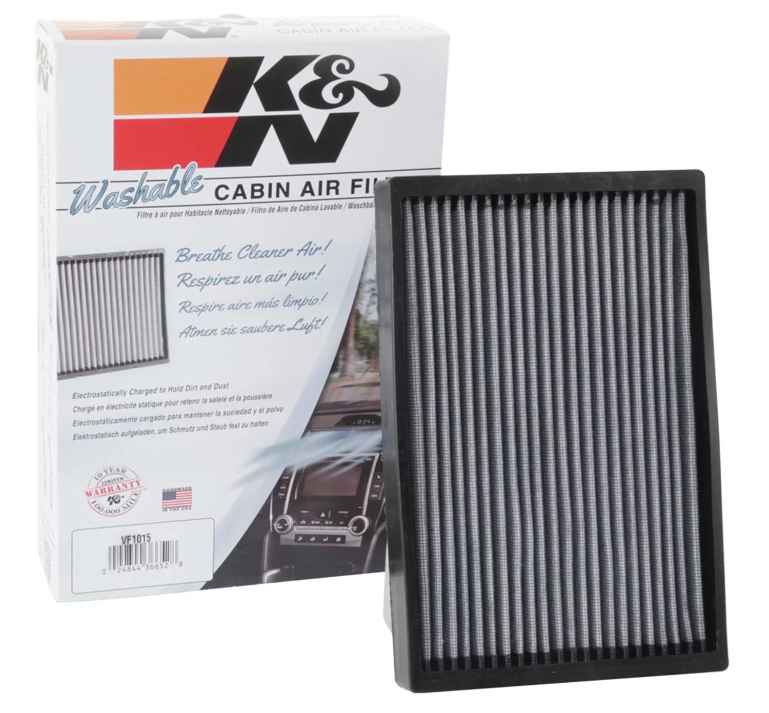 Cabin Air S select: K&N Fits MODEL TESLA VF1015 2012-2015 Filter