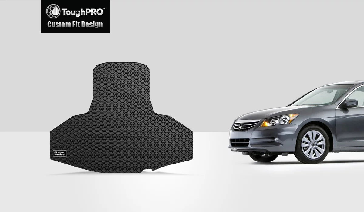 in with Rubber - USA) Trunk Black Duty (Made Heavy - Mat HONDA 2010 - Compatible ToughPRO Accord - All climate