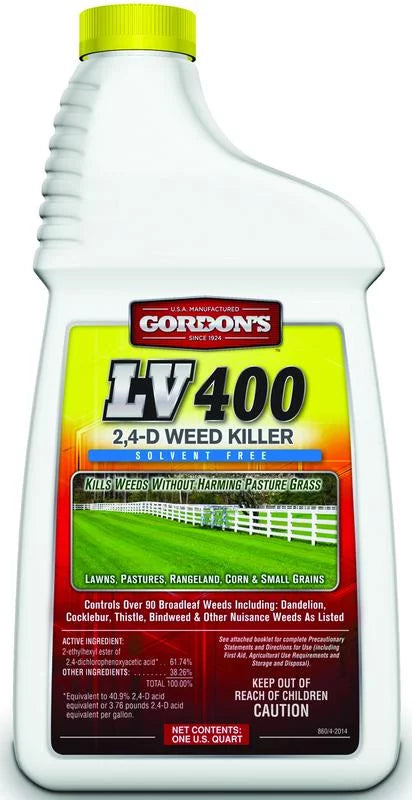D,1 Weed 400 Lv 4 Gordon 2 Quart PBI 8601082 Each Killer
