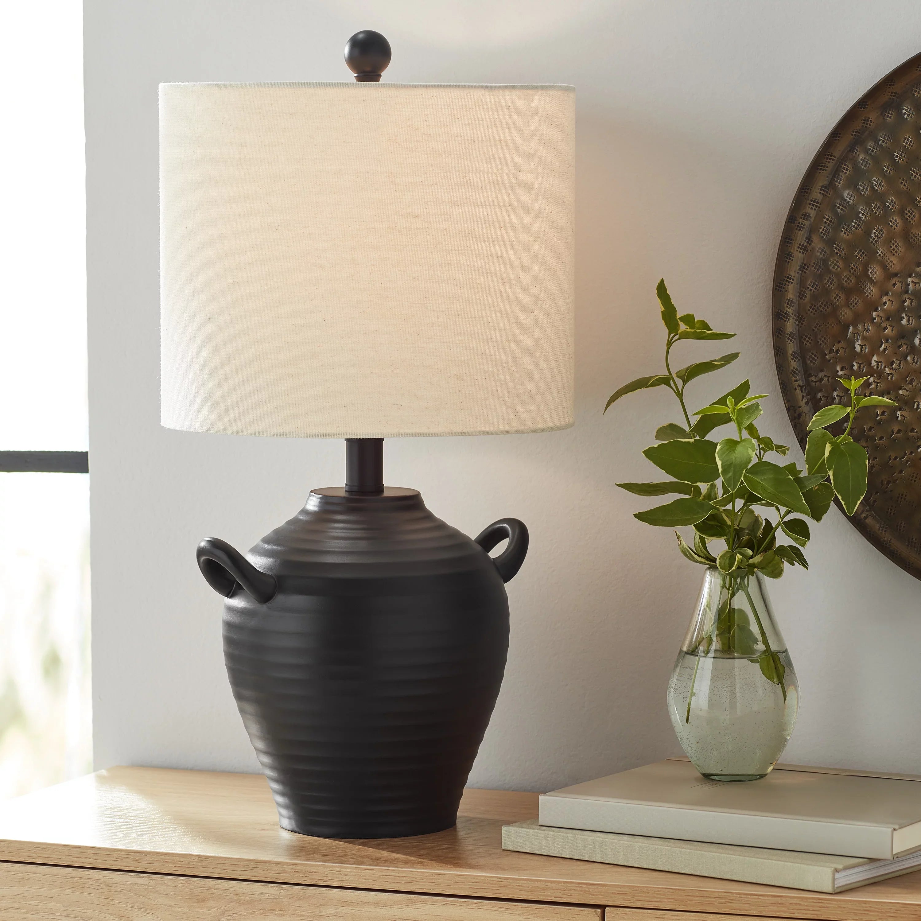 & 20" Table Homes Gardens Jenny & by Marrs Dave Better Black Lamp Shade with