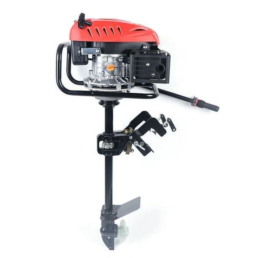 6 173CC Outboard 4 OHV Air System Cooling Engine Motor Heavy HP Stroke Duty Boat