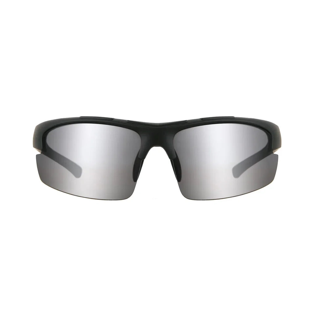 '- Running for Golf Semi-Rimless Cycling Matte Sports Men Women Baseball Sunglasses Tour Gear Men's Glasses Fishing Driving Black