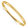 Oversize High 14K Polished HP3-16O Bangle 0.18 Hinged Bracelet