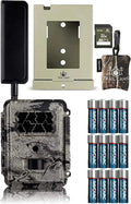 Spartan with Case, LTE Screen SD GoCam Card, and Cloth Security Wireless VERIZON Cleaner Batteries, Spudz Camera 4G Microfiber