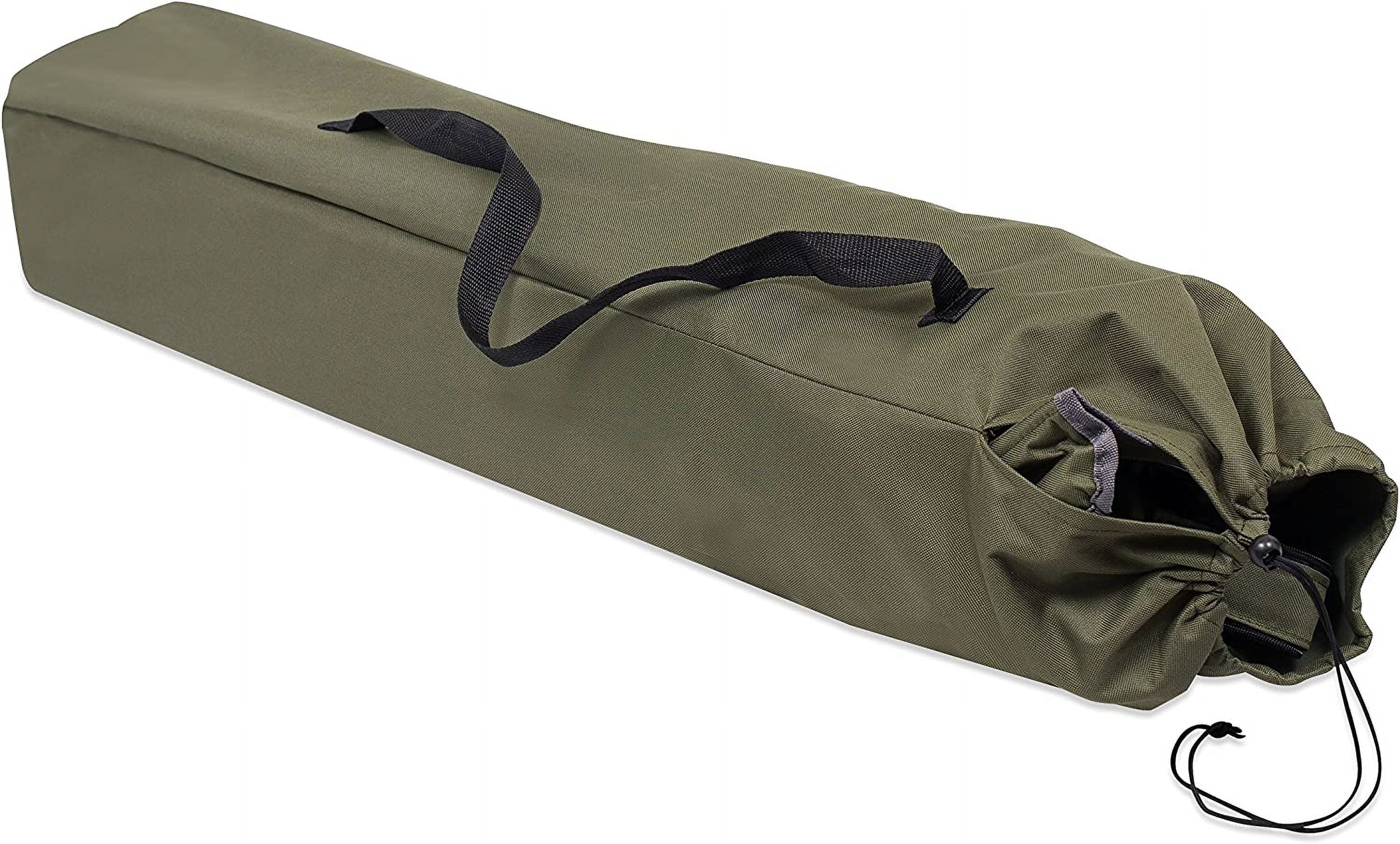 '- Beach Holder Camping Cooler Internet's - Folding Extra Case Bag Cup Best Padded - Duty Insulated exterior - - Heavy - - Sports XL Wide Quad Green Chair Carrying - - -