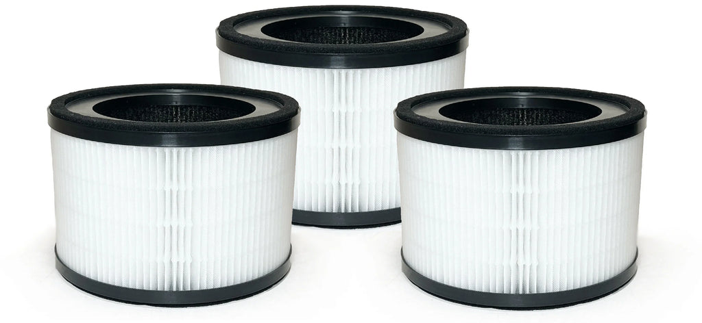 HEPA Purifier 3 Filter 3-In-1 M Activated Miko Compatible with Carbon Air Nispira True IBUKI High MAF-02 Pack Efficiency Replacement