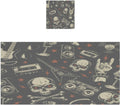 Pure Towel Washable Soft Pool,Sports, Bestwell Absorbent Yoga, Instrument Skull Machine Travel（420） Bath Set, Highly Towels 2 for Cotton Pack Rock
