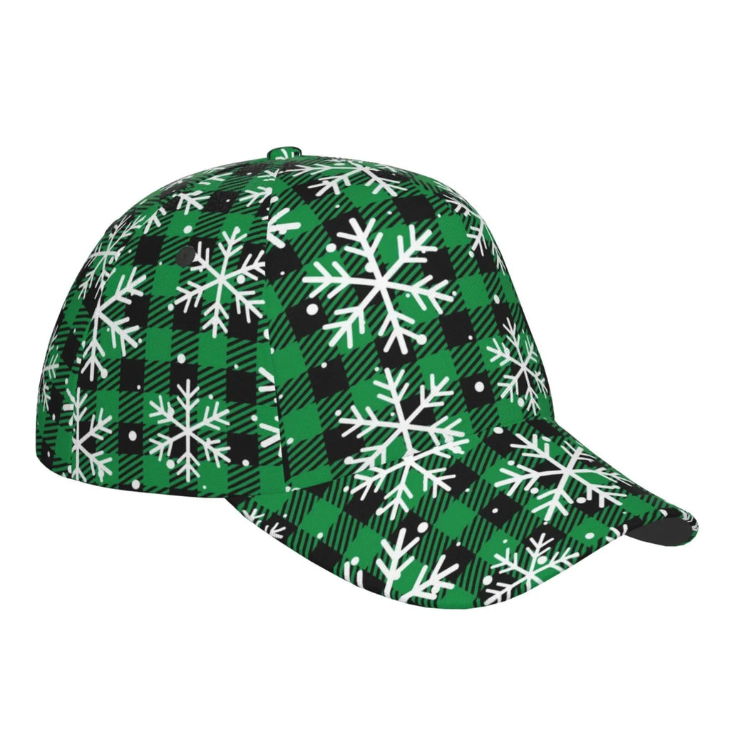 Plaid) Workouts Seasons Baseball exterior dimension Running Dad Activities At for Hat(Christmas Pattern All and Adjustable Buffalo Balery Cap