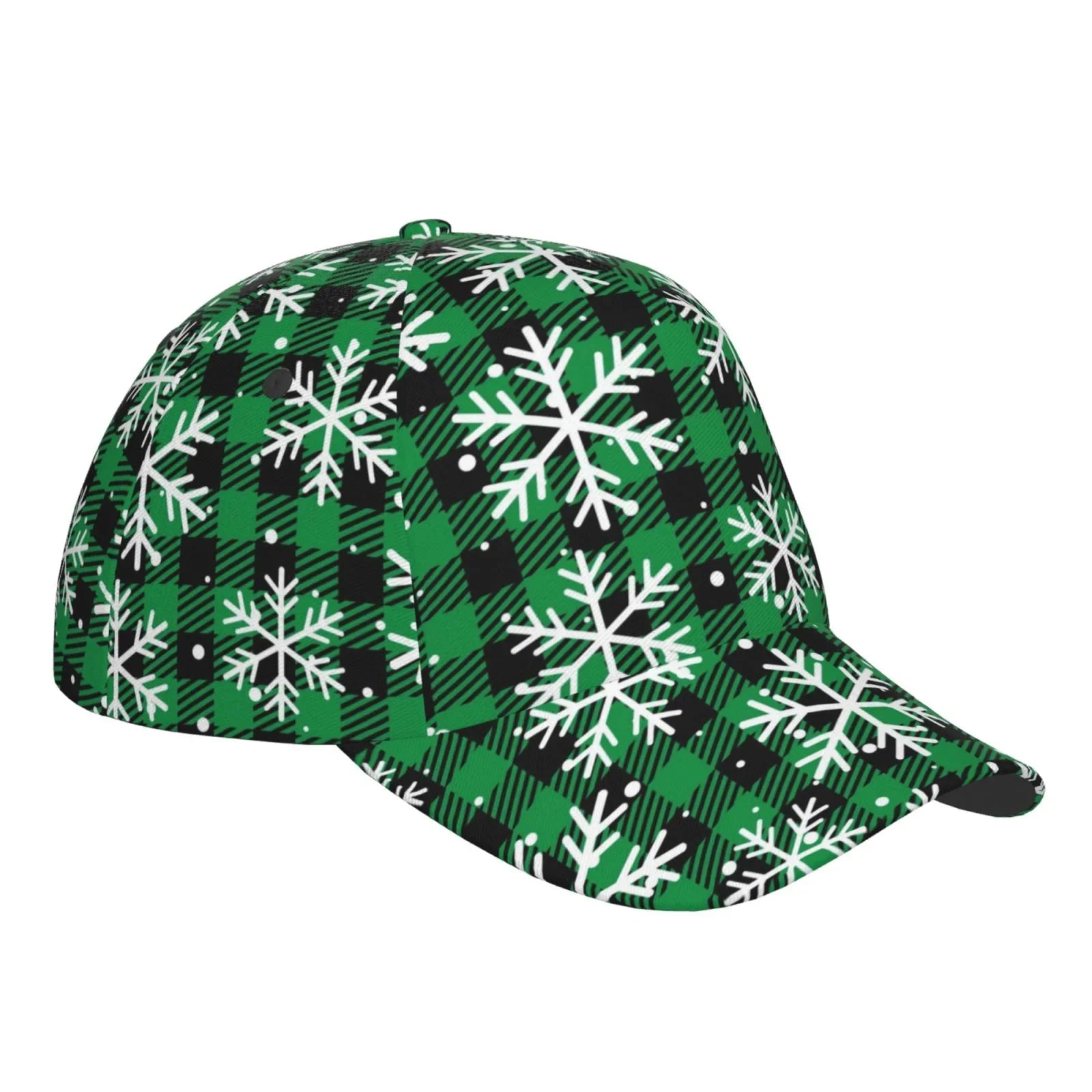 Plaid) Workouts Seasons Baseball exterior dimension Running Dad Activities At for Hat(Christmas Pattern All and Adjustable Buffalo Balery Cap