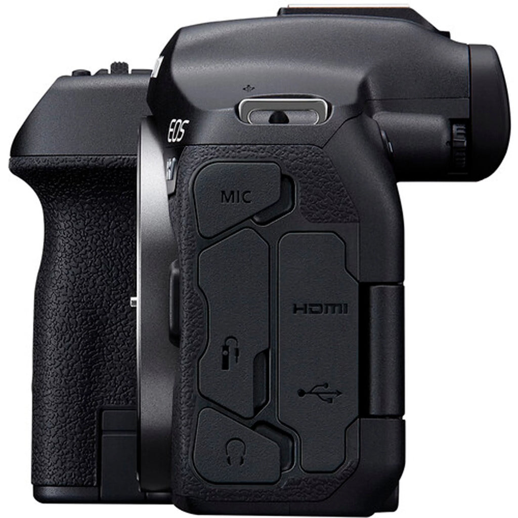 Canon HD IS EF Camera Extra Lenses, included: Video Battery, 420-800mm Cards, Accessories Memory 75-300mm More RF-S Microphone, STM with LED 2X Light, 64GB 18-150mm R7 III & EOS Case Mirrorless + +