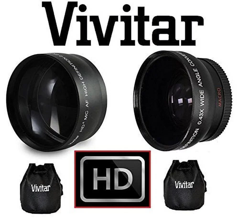 Wide Angle Compatible) Hi-Def Set For (46mm DMC-G7K & DMC-G7 Lumix Lens Panasonic Telephoto