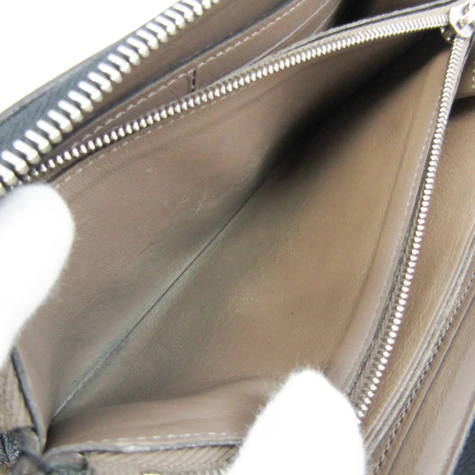 Pre-Owned (bi-fold) M60146 Veau Cachemire Long Comet Noir Portefeuille Wallet (Good) Leather Women's
