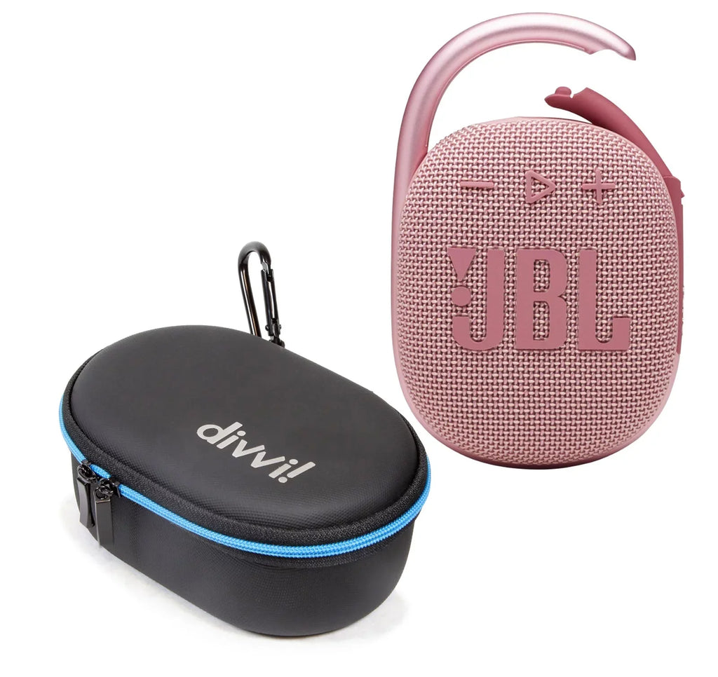 Kit Pink and divvi Speaker Bluetooth JBL Case Clip 4