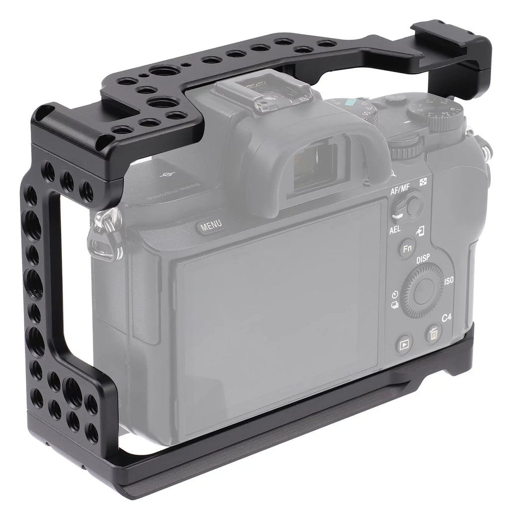 Mirrorless Cold with Mount Holes & Alloy Cage A7M3 14 Cage for Andoer Replacement A9 Video Screw Inch Aluminum 38 Shoe Inch A7R3