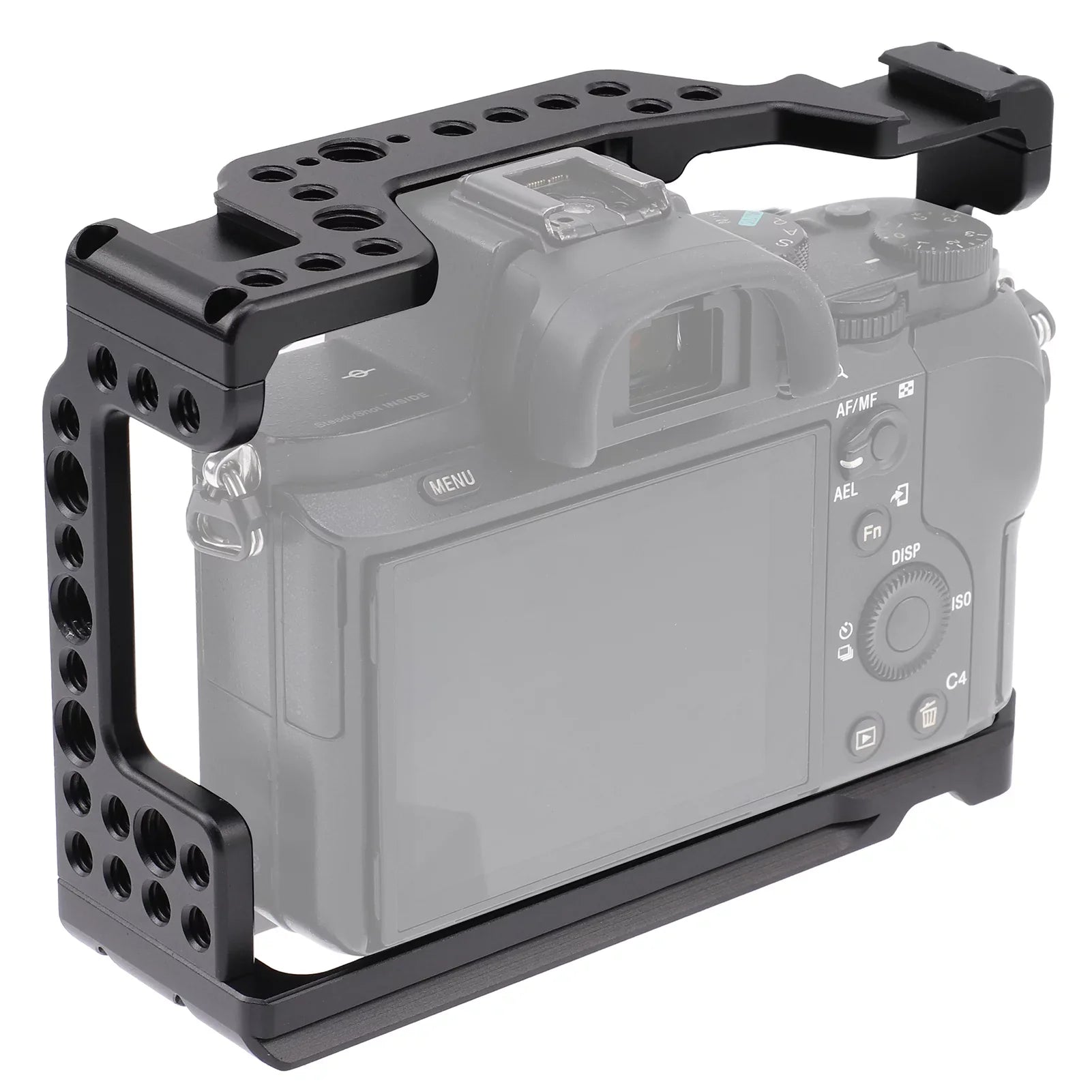 Mirrorless Cold with Mount Holes & Alloy Cage A7M3 14 Cage for Andoer Replacement A9 Video Screw Inch Aluminum 38 Shoe Inch A7R3