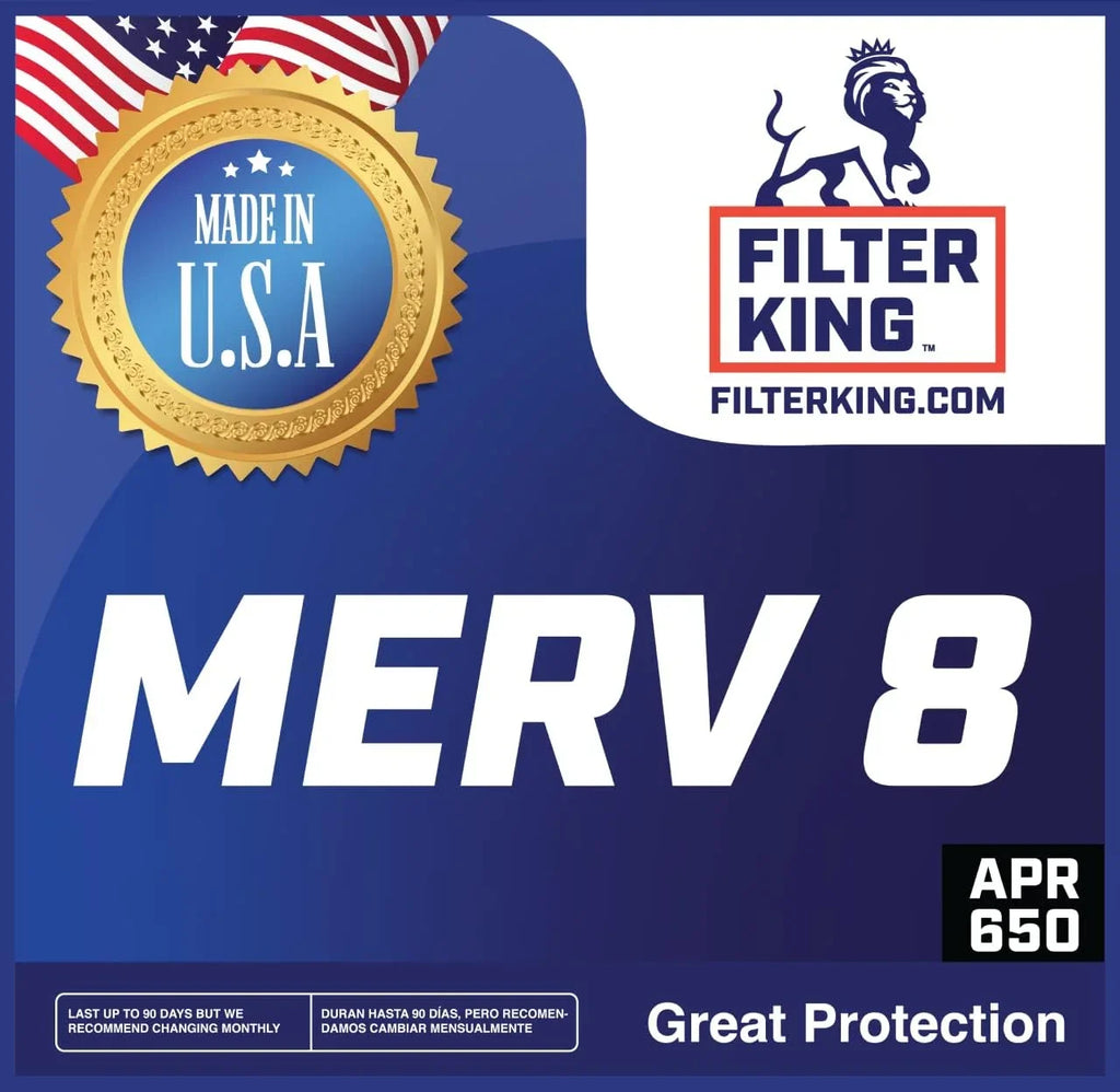 | x Filter | HVAC | 8 Actual 4-PACK A/C IN x 39.5 Filters | MERV Furnace Air dimension: King USA Pleated Filter 8 39.5x8x1a MADE .75"