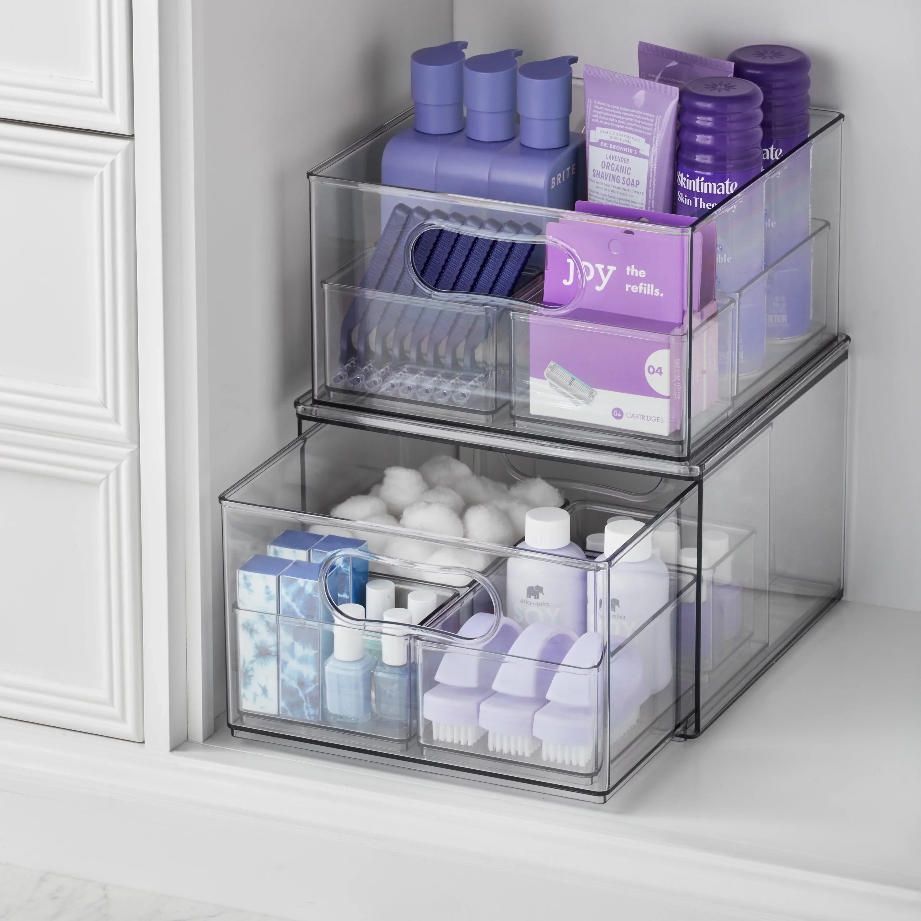 Piece 17 Edit, Home System Clear Bath Plastic Storage Edit Modular The