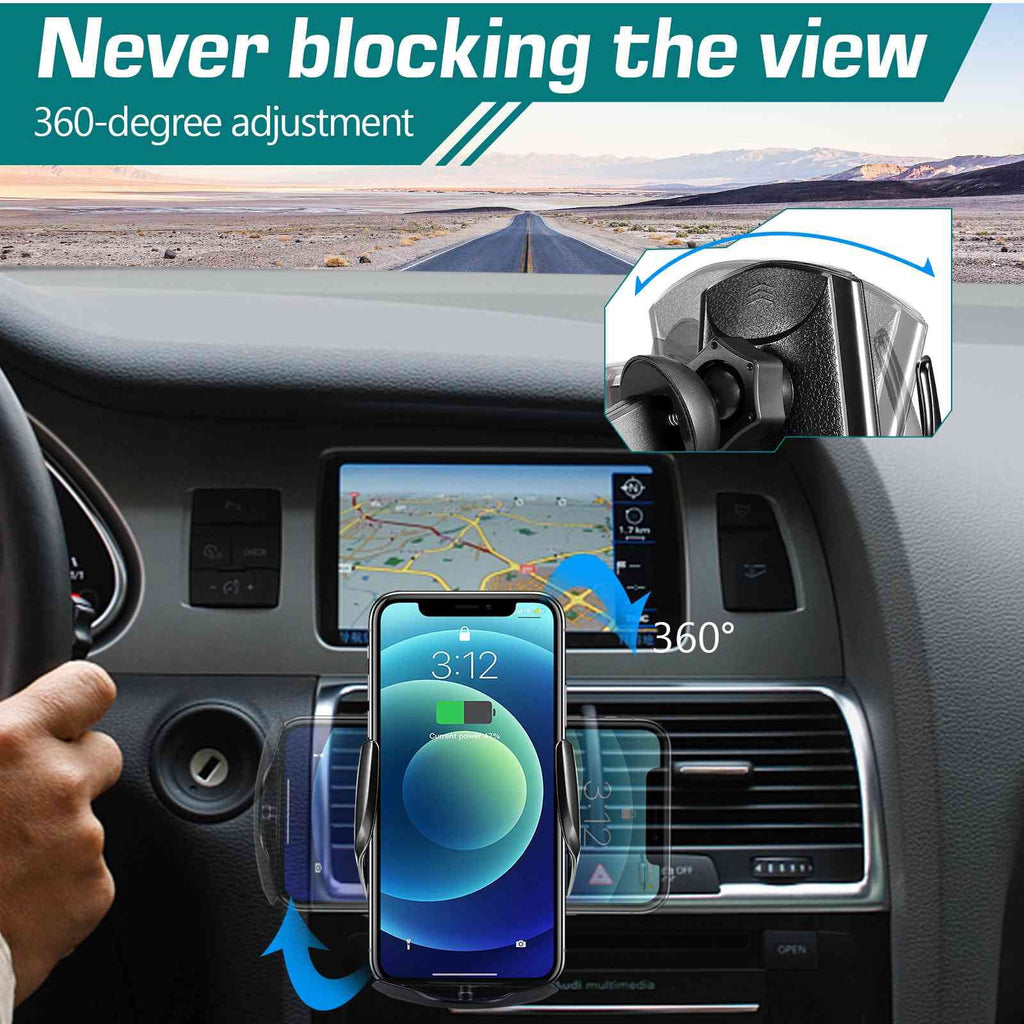 Car Charger: the on Nokia 920 15W - Holder Charging Auto-Clamping Go Mount Wireless Optimal Phone for Lumia Fast