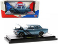 Limited 510 3850 pieces Model by Dark Metallic with Blue Worldwide Stripes Diecast Edition Diecast Datsun Blue M2 to 1970 1/24 Machines Car