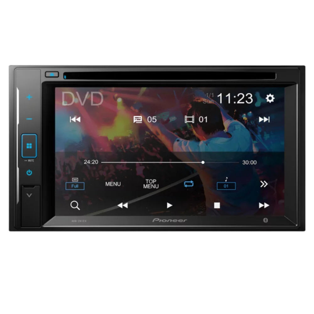 Multimedia Dash Kit Double 2001-2005 Car Mounting Pioneer Installation Pontiac AM DVD Touchscreen, / - Stereo with Bundle and Bluetooth Backup Grand Din for KIT2416 Camera, Kit
