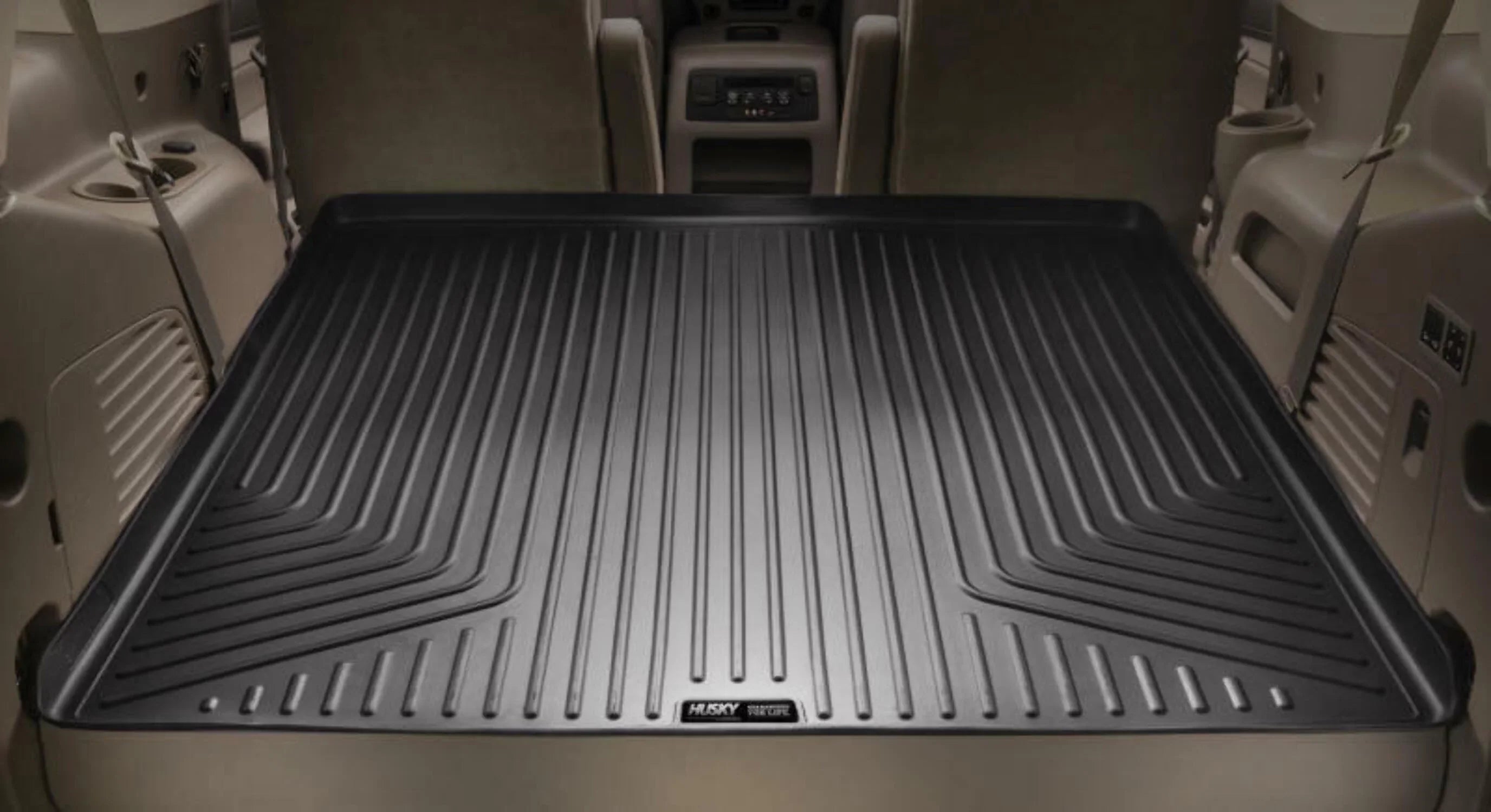 3rd Behind under by RealTruck 11-19 Weatherbeater Seat upright behind Compatible Liner Series and Husky Seat Explorer; Black 3rd Cargo with